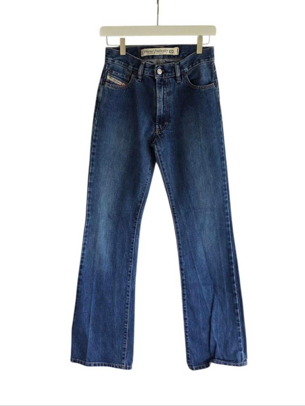 Diesel Y2K Cotton Jean 26 Made In ITALY Women's Dark Blue Bootcut Jeans